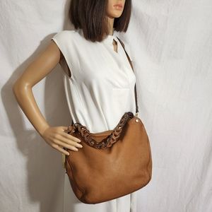VINCE CAMUTO LEATHER HOBO BAG